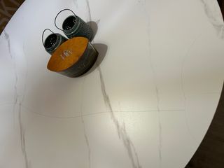 Tablero mesa redondo 120cm agrietado