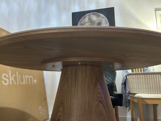 Tablero mesa redondo 120cm agrietado