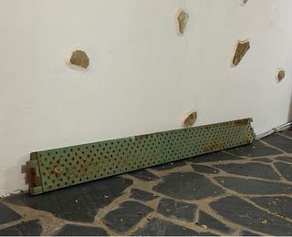 Plataforma de andamio metálica perforada