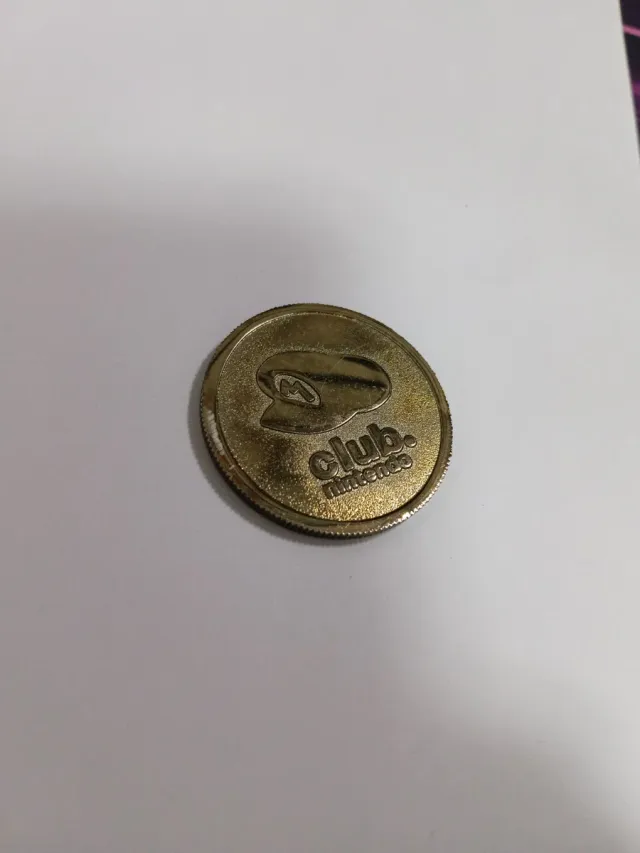 Moneda Club Nintendo 25 Aniversario Mario
