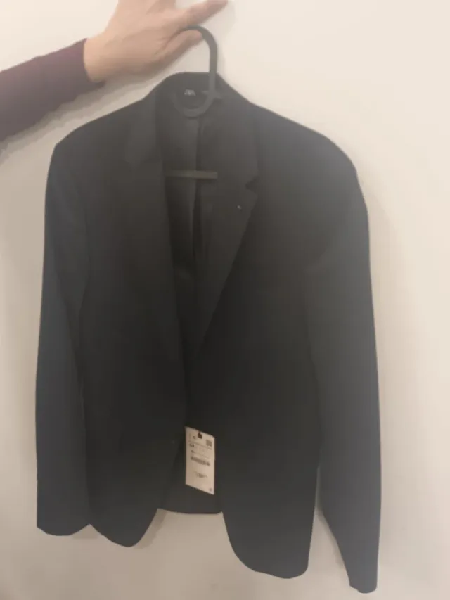 Americana Zara azul oscuro Talla 44