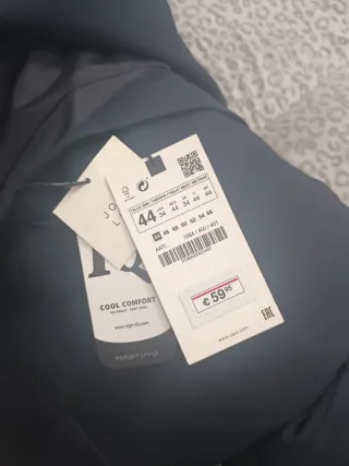 Americana Zara azul oscuro Talla 44