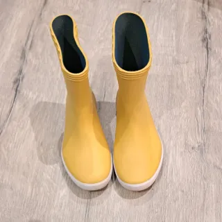 Botas de agua amarillas niña Talla 31-32
