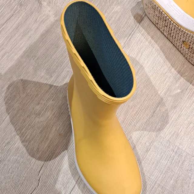 Botas de agua amarillas niña Talla 31-32
