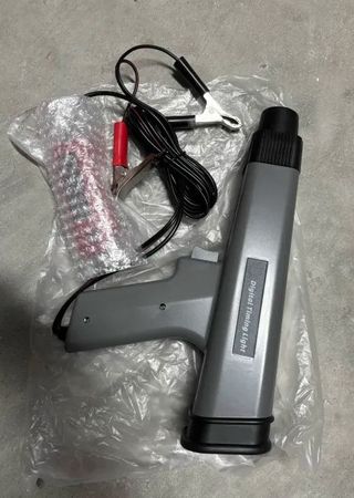 Pistola estroboscópica con indicador digital LED -