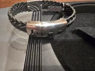 Pulsera Viceroy Cuero Trenzado y plata