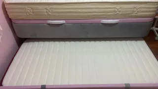 Canapé abatible juvenil con 2 colchones