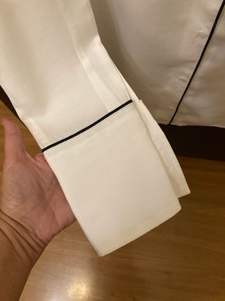 Camisa Mango Viscosa Blanca Talla S