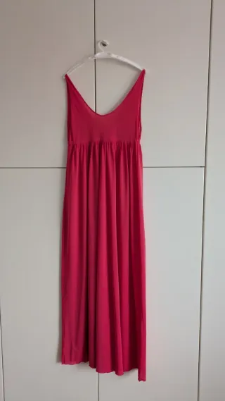 Camicia da notte vintage rosa/rossa