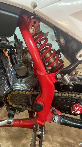 Amortiguador de gas trasero