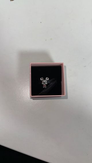 Charm Pandora Mickey Mouse Rosa y Plata