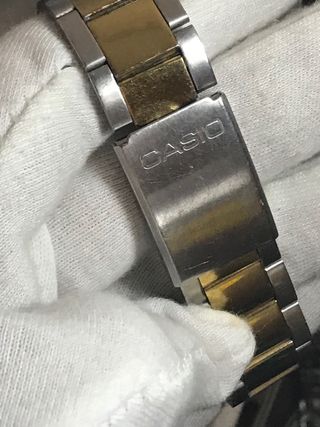 Reloj Casio 1330 MTP-1280 Dorado Plateado + Regalo