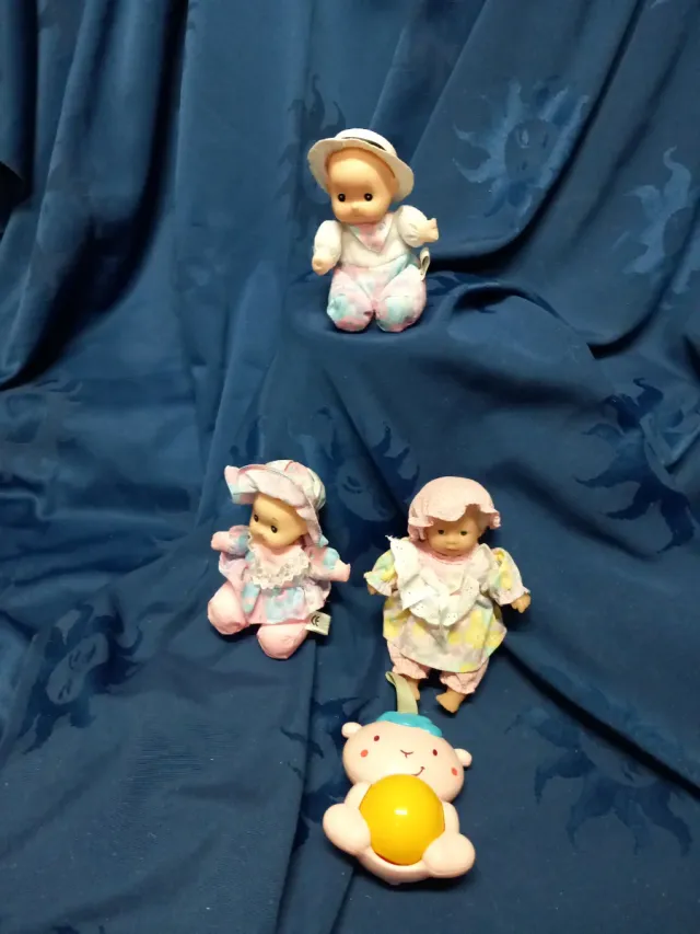 3 Muñecos Bebé Ropa Estampada