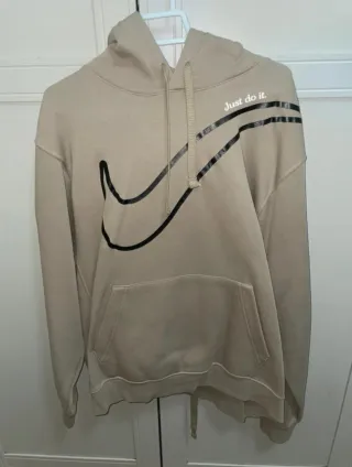 Sudadera Nike Beige y Negra