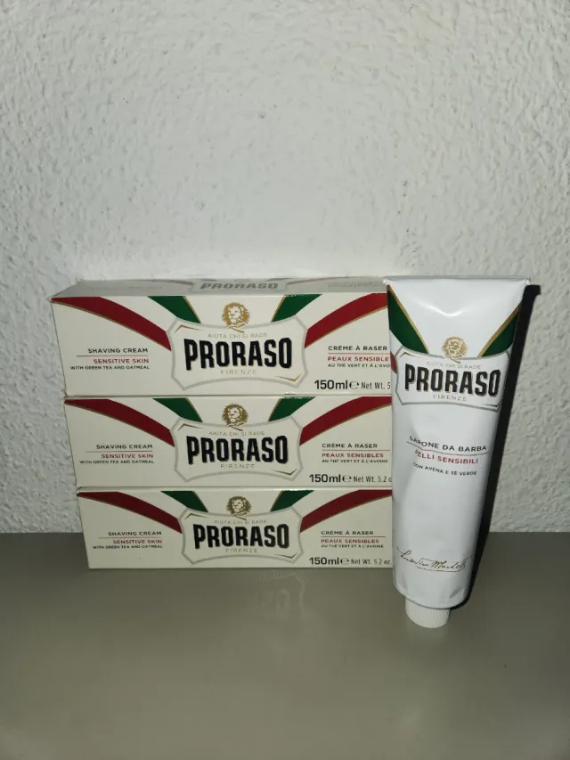Proraso Crema Afeitar Pack 3 Piel Sensible