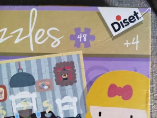 Puzzle Diset 2 Puzzles 48 Piezas +4