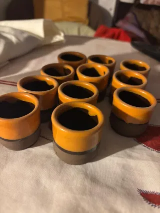 Vasos de chupito de cerámica (10 unidades)