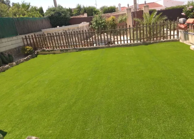 Instalaciones de césped artificial.