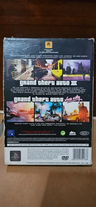 Pack GTA III y Vice City PS2 Rockstar Games