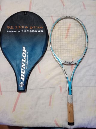 Raquetas Dunlop Ti Lite Plus y Royal