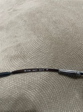 Gafas de sol Ray-Ban vintage negras