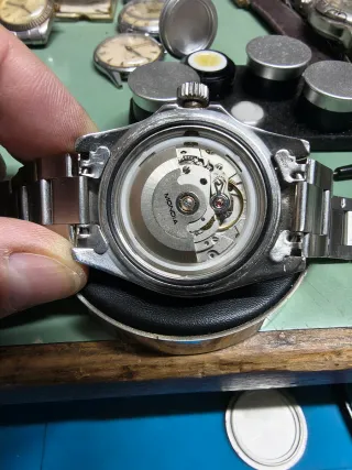 Orologio Mondia Uomo Nero Argento