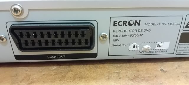 Reproductor DVD ECRON USB