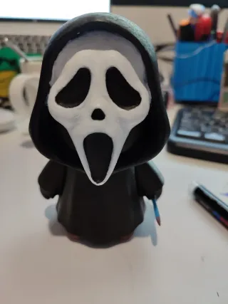 Figura Ghostface 12cm Pintada a Mano