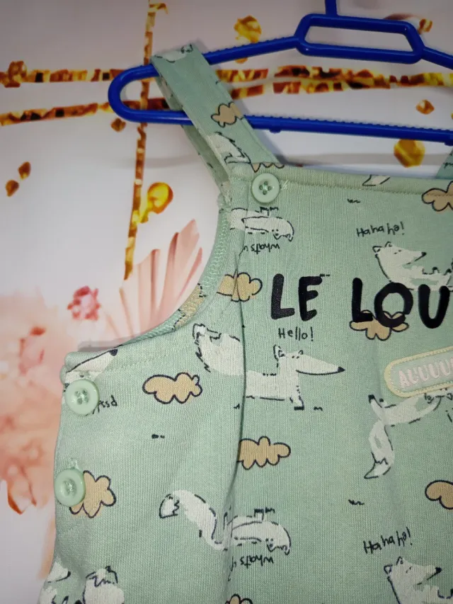 Pelele bebé 18 meses Le Loup