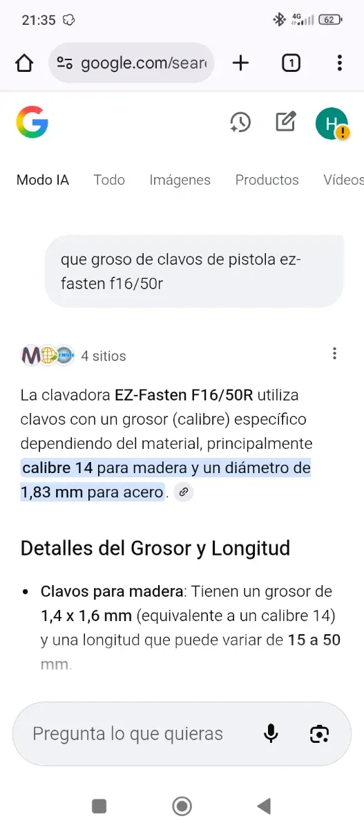 Clavadora Neumática EZ-Fasten