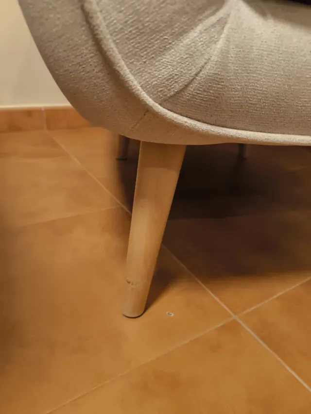 Sillón individual beige