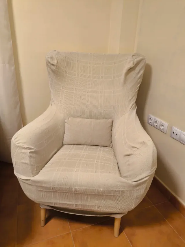 Sillón individual beige