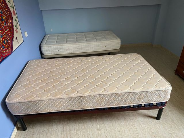 Somier láminas 105x190cm y colchón