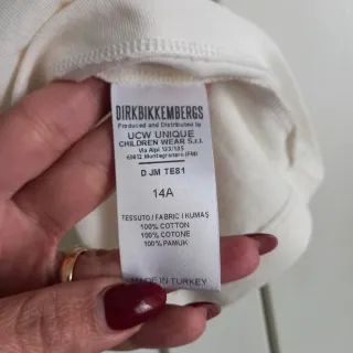 T-shirt Dirk Bikkembergs ragazzo 14 anni