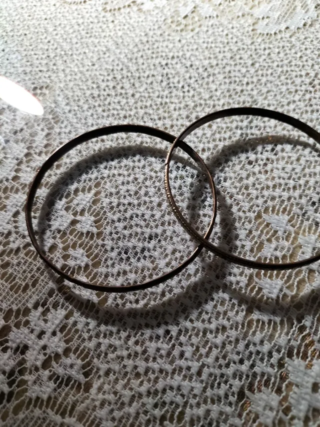 Pulsera elástica con piedras naranjas