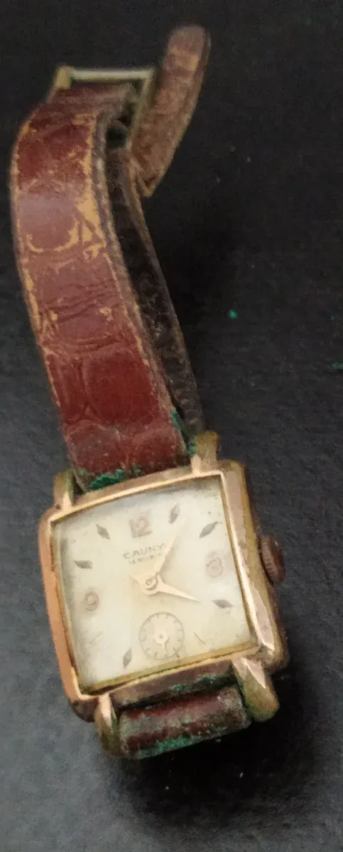 Reloj CAUNY PRIMA Chapado Oro Vintage