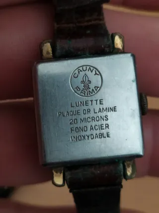 Reloj CAUNY PRIMA Chapado Oro Vintage