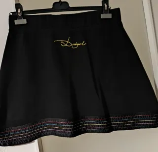 Minifalda Desigual Negra Talla L