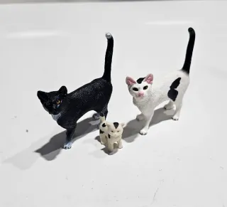 Familia de gatos Schleich