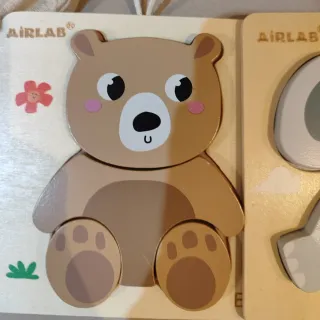 Puzzles madera AIRLAB animales (4 piezas)