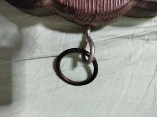 Reloj de pared antiguo madera y metal