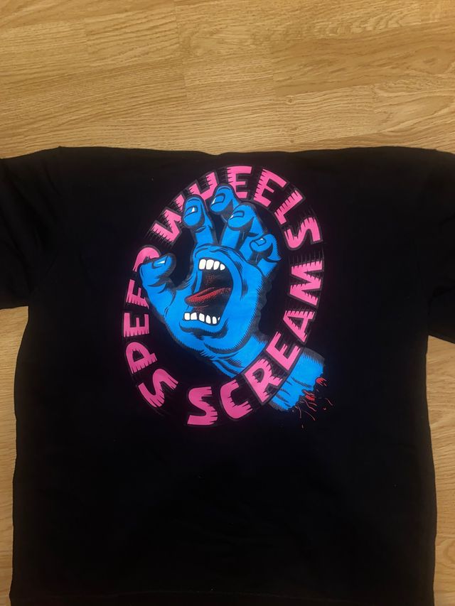 Sudadera Santa Cruz Negra Multicolor