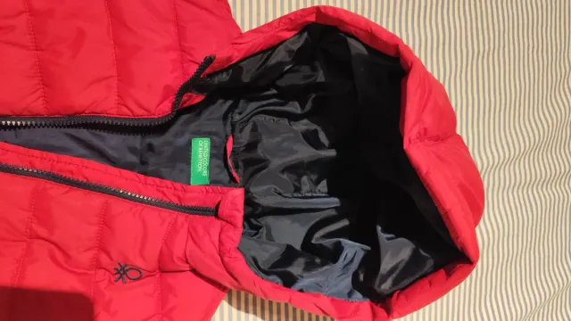 Abrigo niño United Colors of Benetton rojo