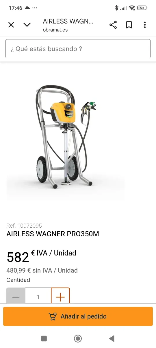 Wagner Control Pro 350 M Máquina Pintura