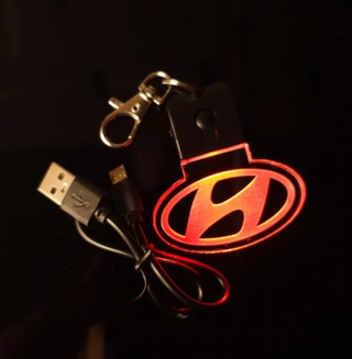 Llavero LED Hyundai Logo - Multicolor