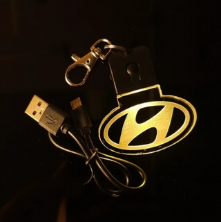 Llavero LED Hyundai Logo - Multicolor