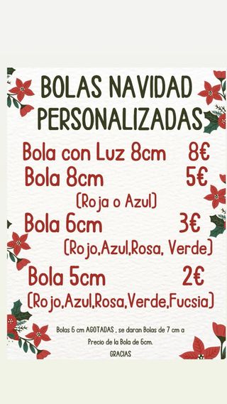 Bolas de Navidad Personalizadas , esferas navidad
