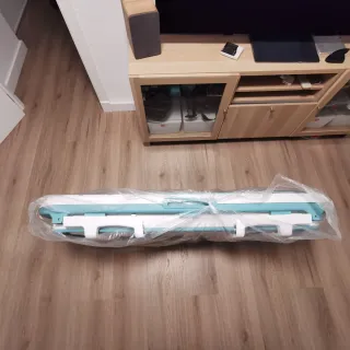 Bañera Plegable 158x60x53 cm, Sin Usar Azul/Blanca