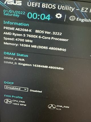 Placa Base ASUS PRIME A620M-K#9605L8