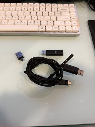 Corsair HS80 RGB Wireless Gaming Negros